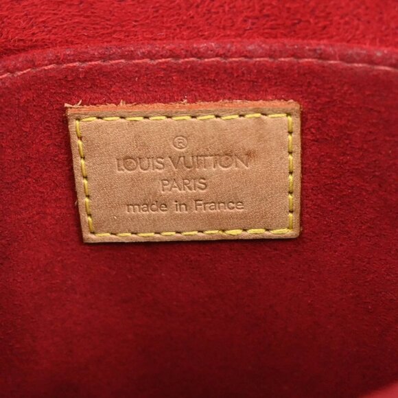 LOUIS VUITTON LV Tambourine Shoulder Bag Monogram Leather Brown - Picture 12 of 16